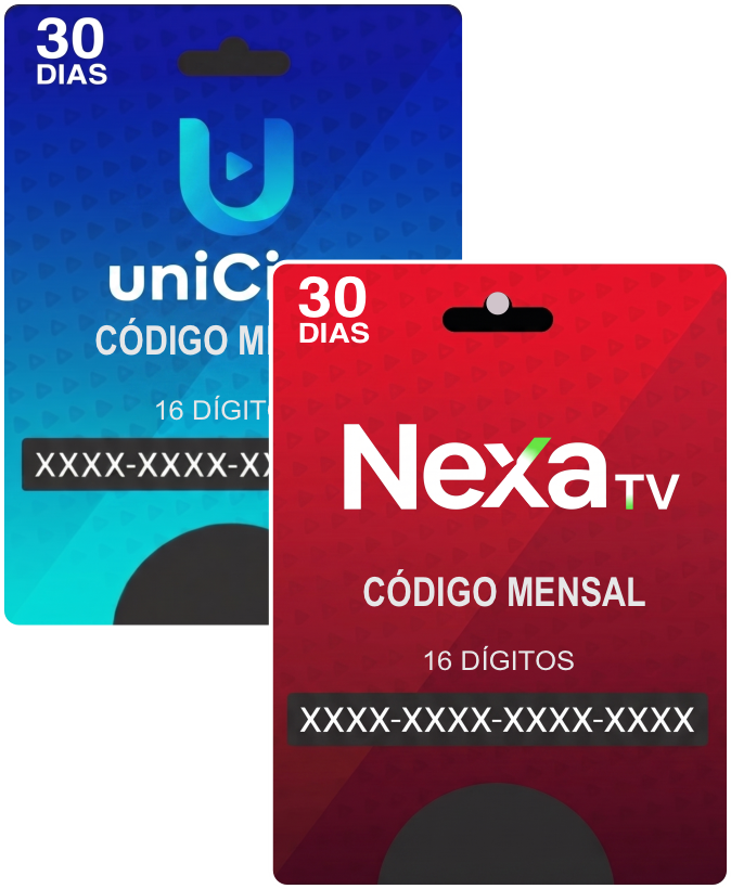 NEXATV + UNICINE — Recarga Mensal