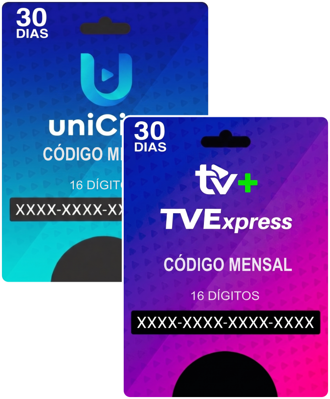 TVE + UNICINE — Recarga Mensal